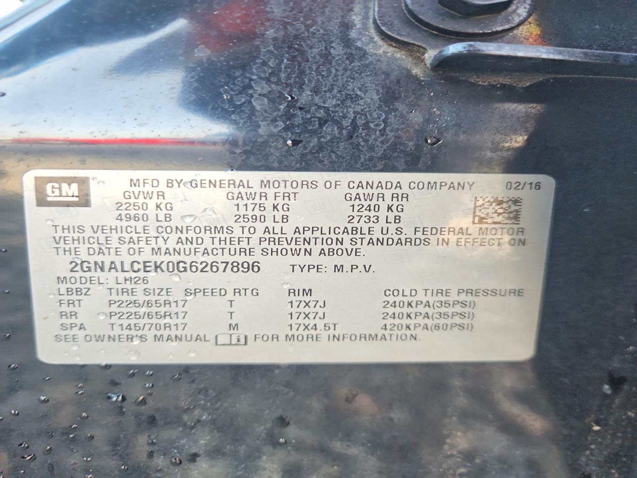 Chevrolet Equinox Lt