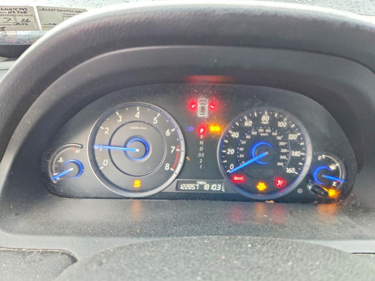 Honda Crosstour Exl