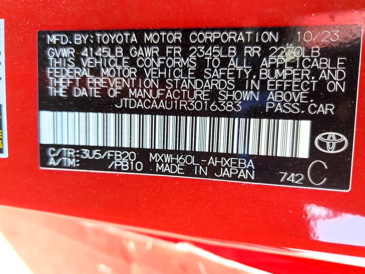 Toyota Prius Le