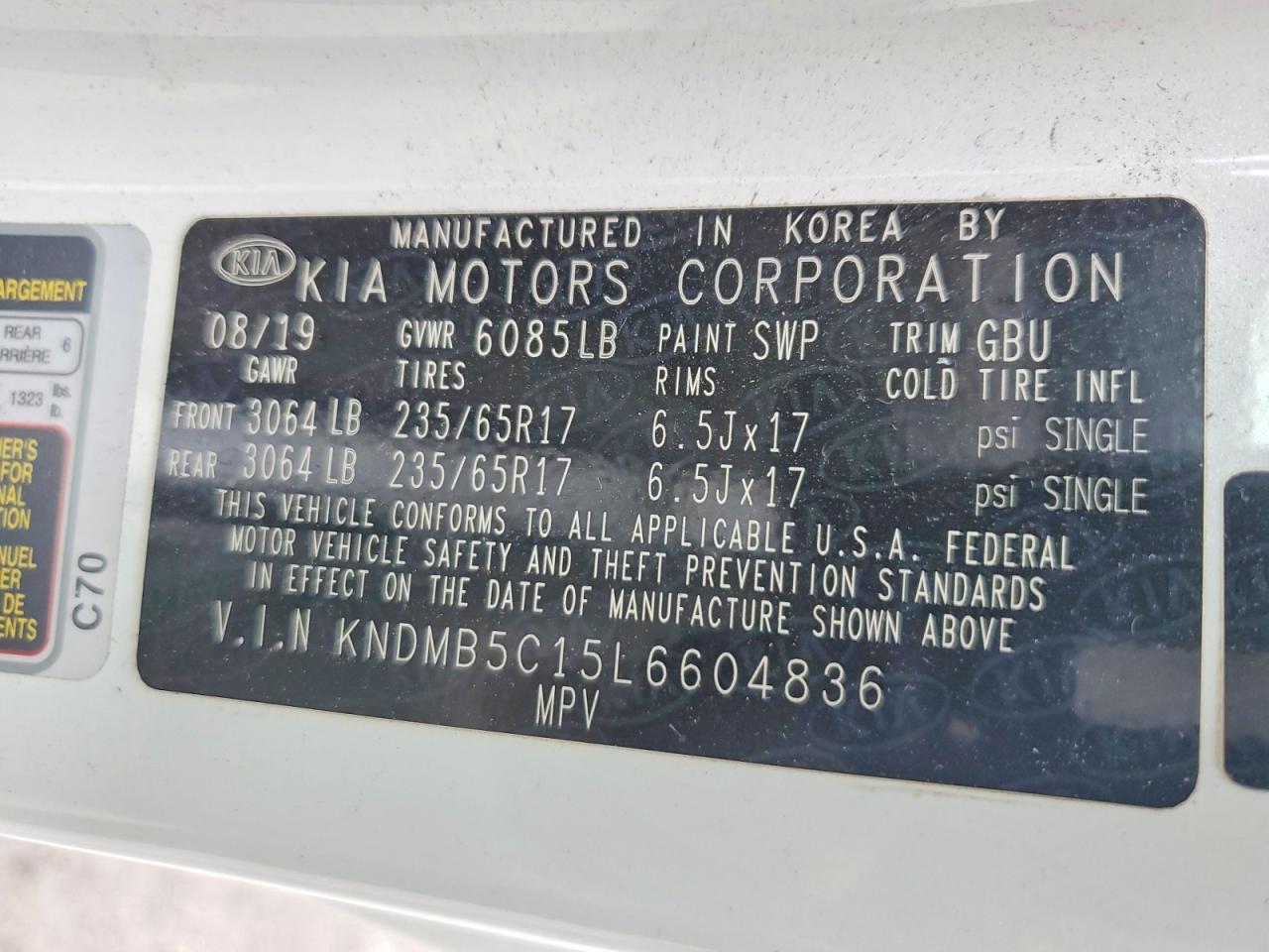 Kia Sedona Lx