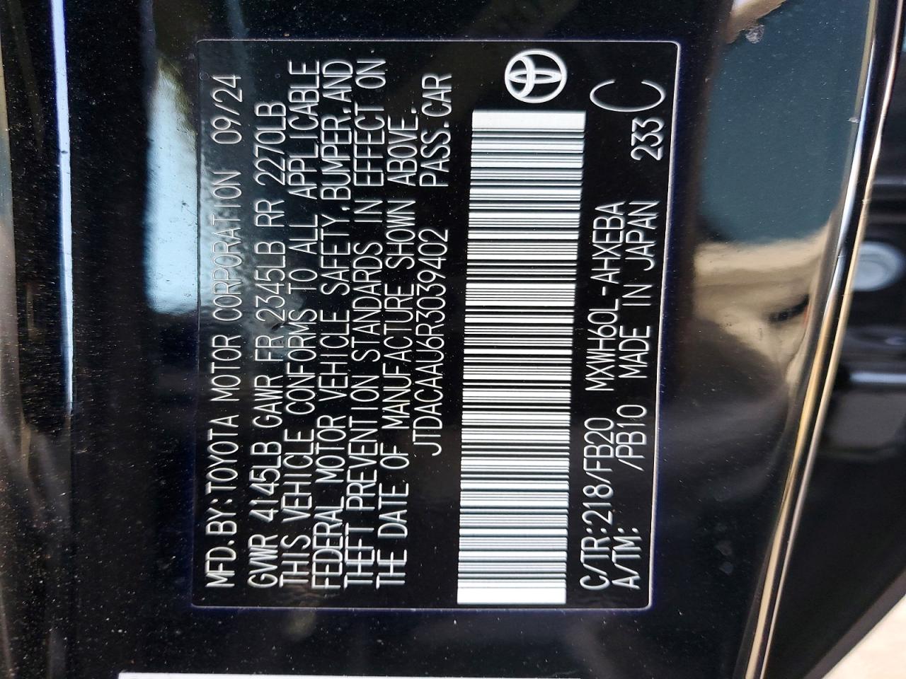 Toyota Prius Le