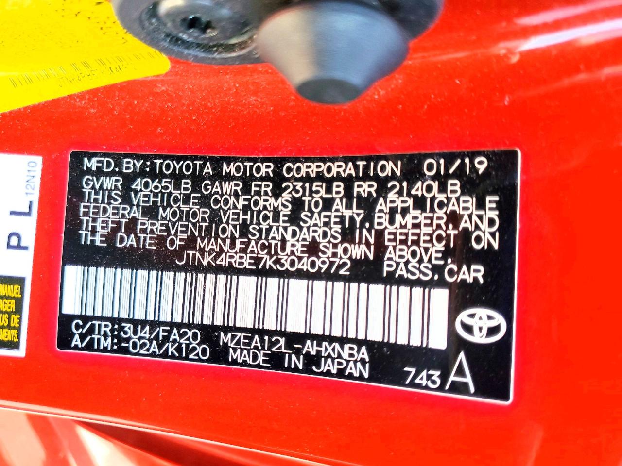 Toyota Corolla Se