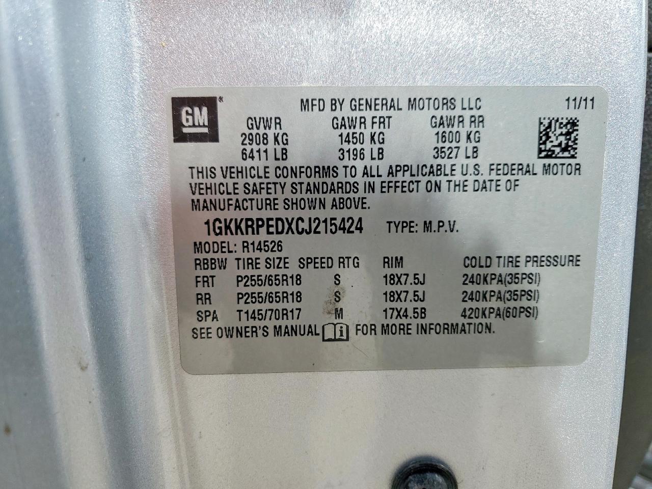 GMC Acadia Sle