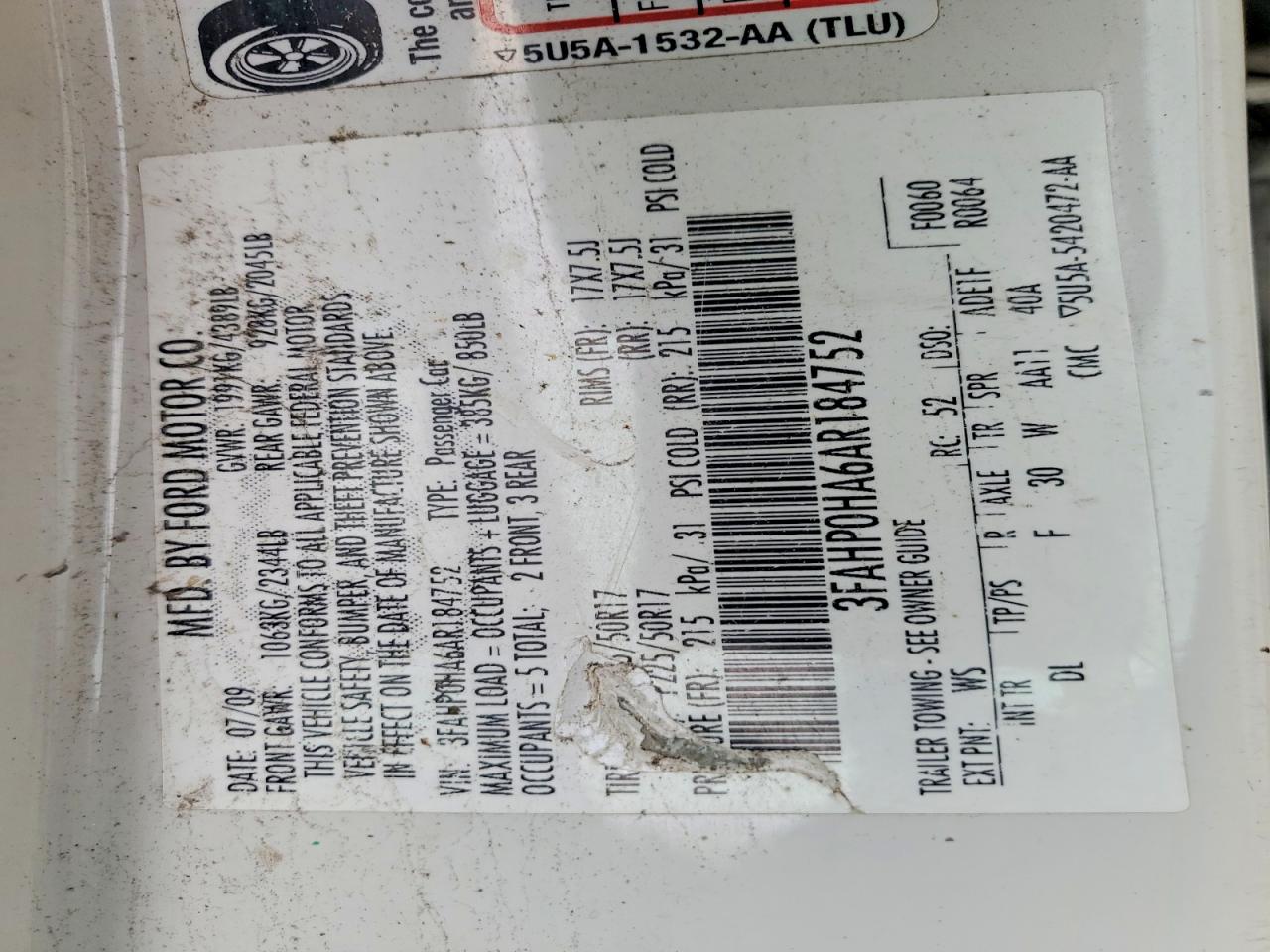 Ford Fusion Se