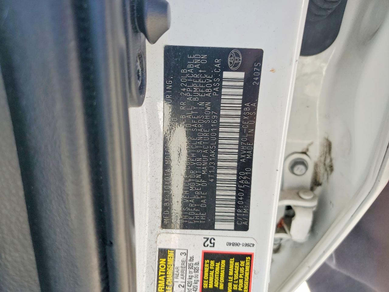 Toyota Camry Se