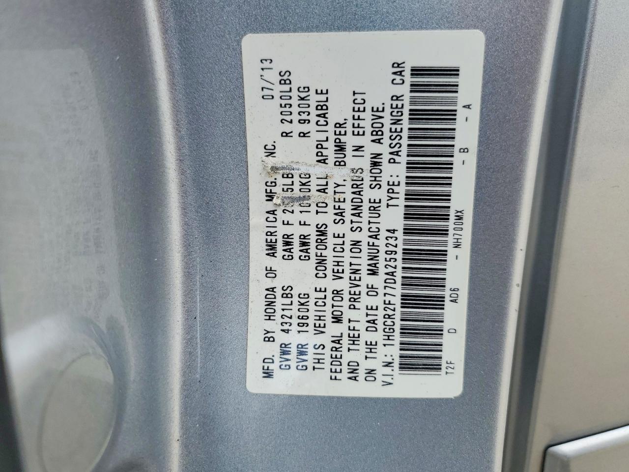 Honda Accord Ex