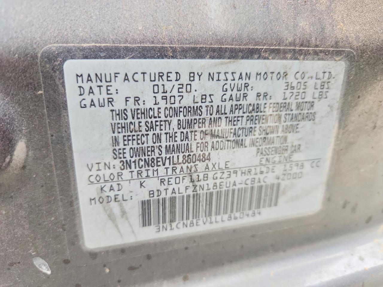 Nissan Versa Sv