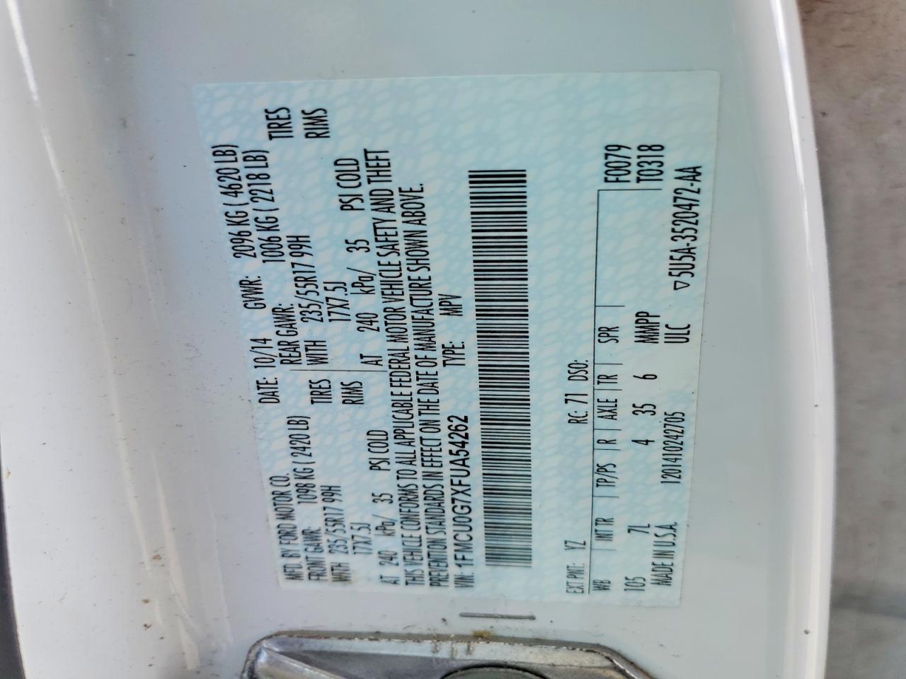 Ford Escape Se