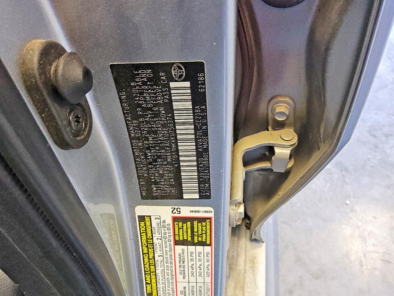 Toyota Camry Se