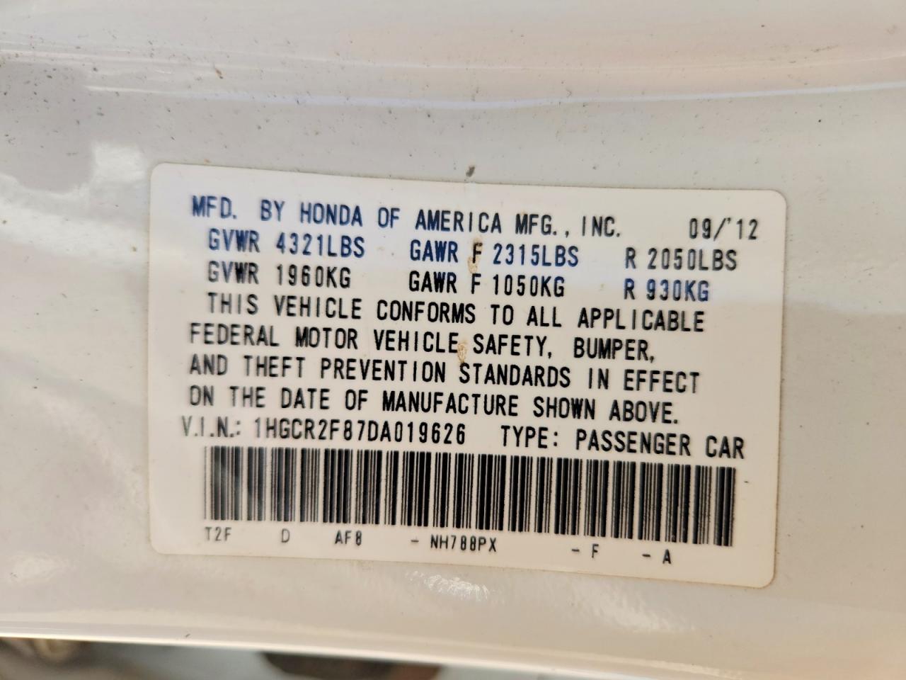 Honda Accord Exl