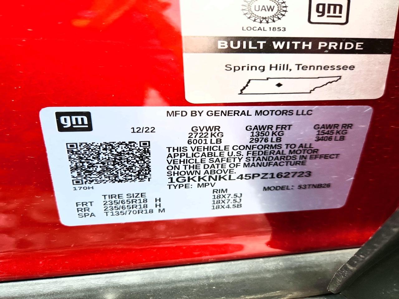 GMC Acadia Sle