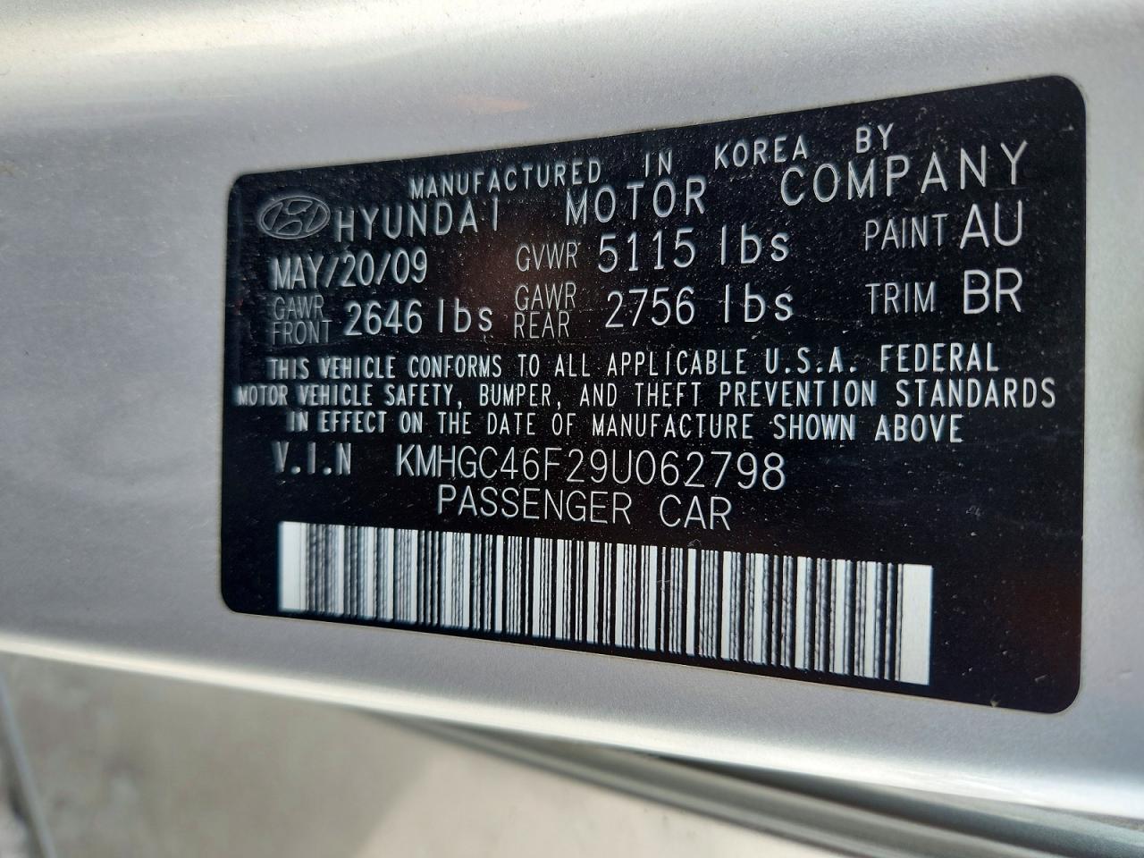 Hyundai Genesis 4.6l