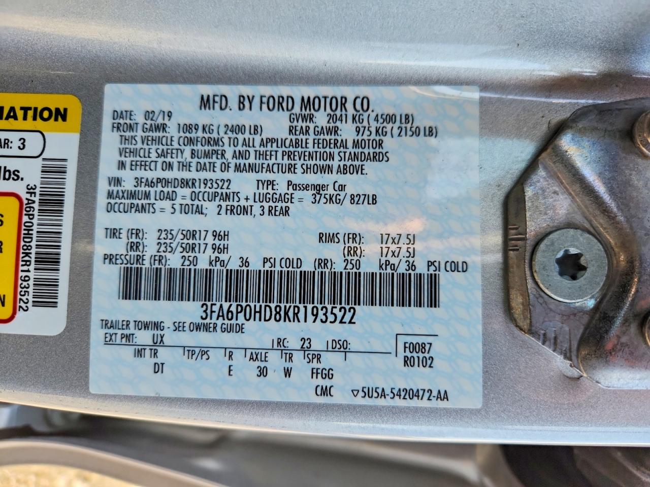 Ford Fusion Se