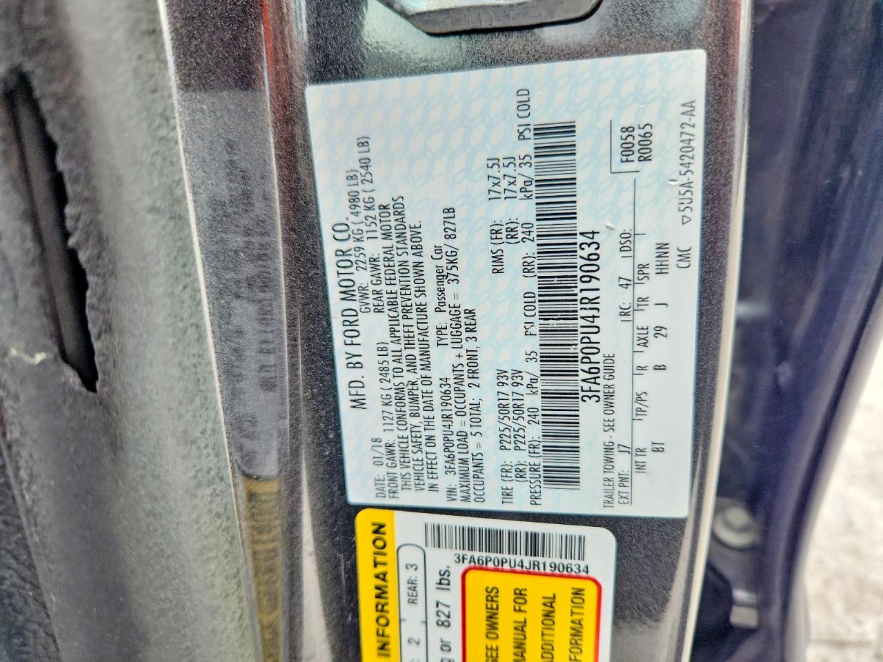 Ford Fusion Se Phev