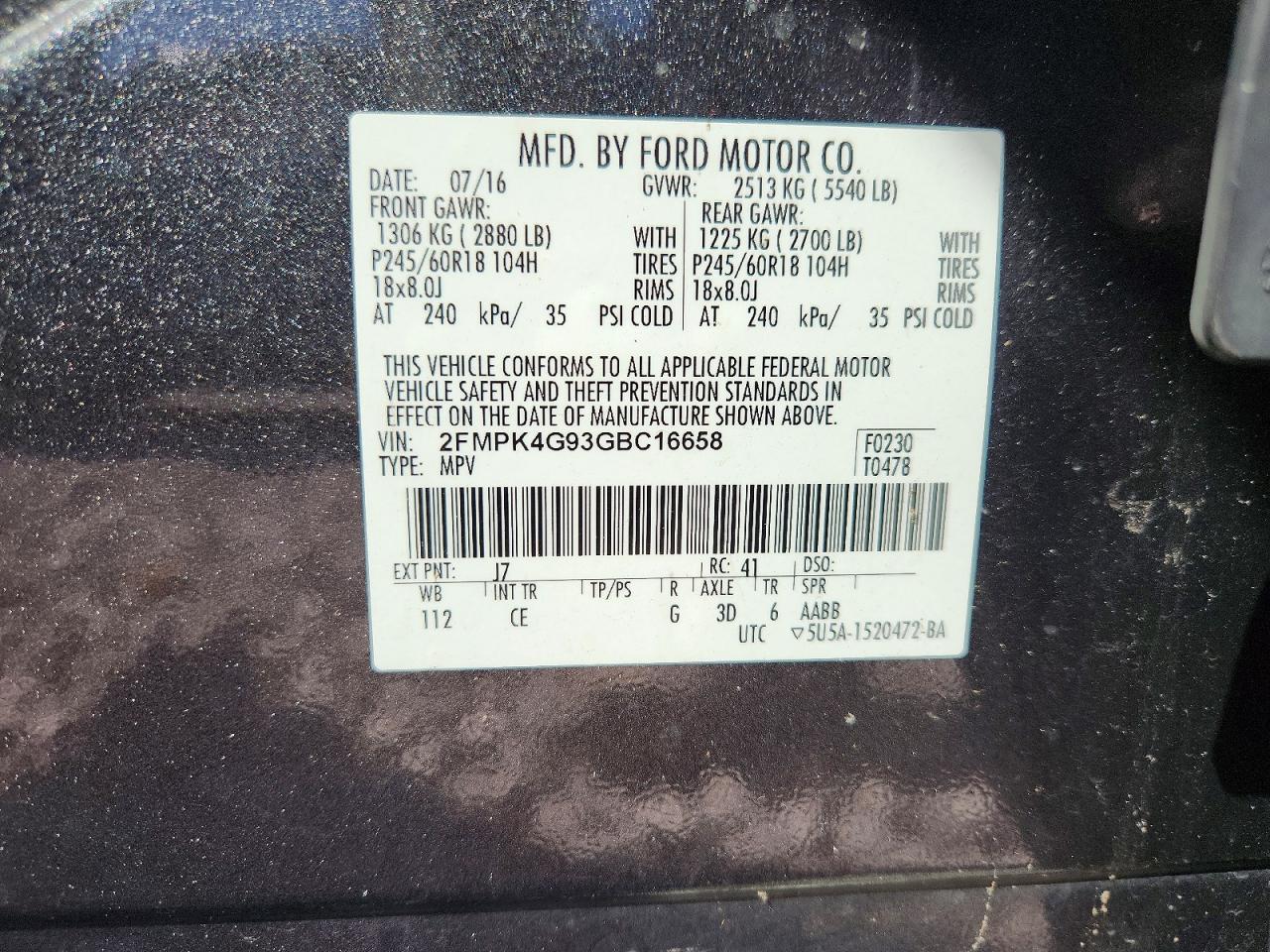 Ford Edge Se
