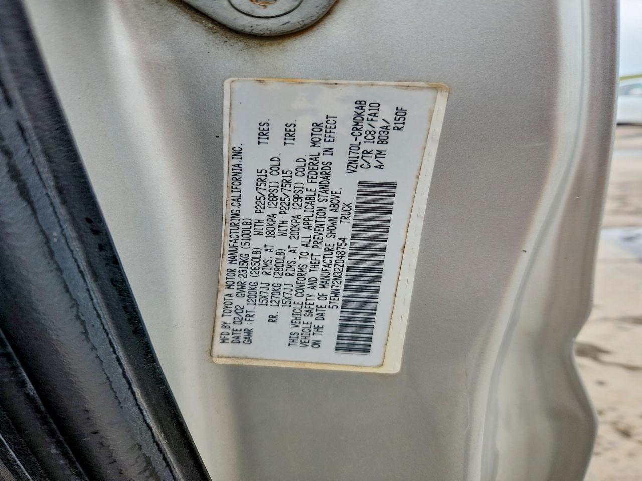Toyota Tacoma Xtracab