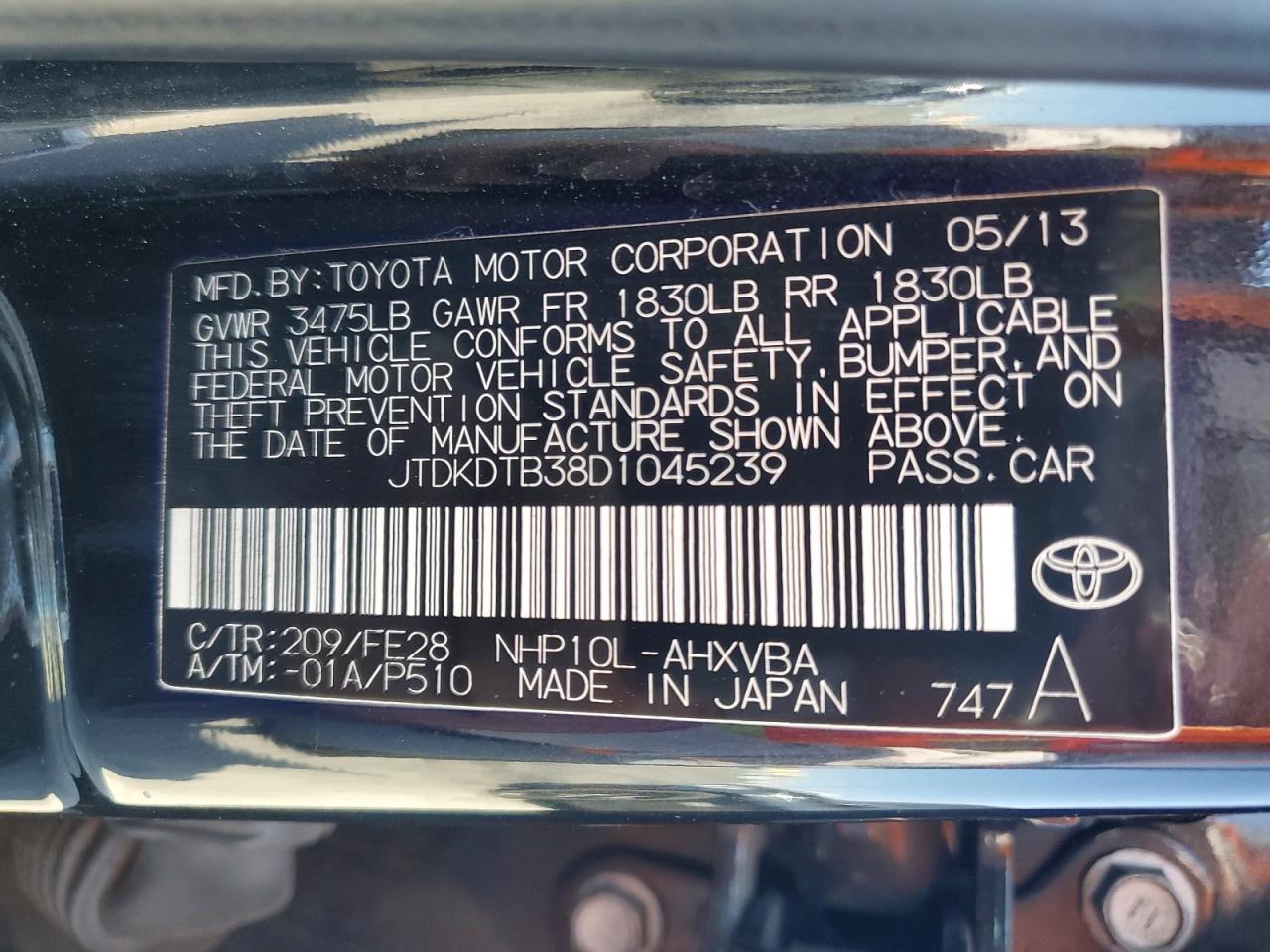 Toyota Prius One