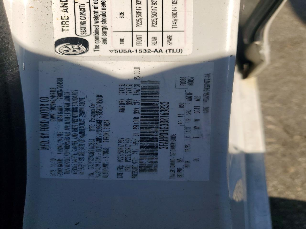 Ford Fusion Se