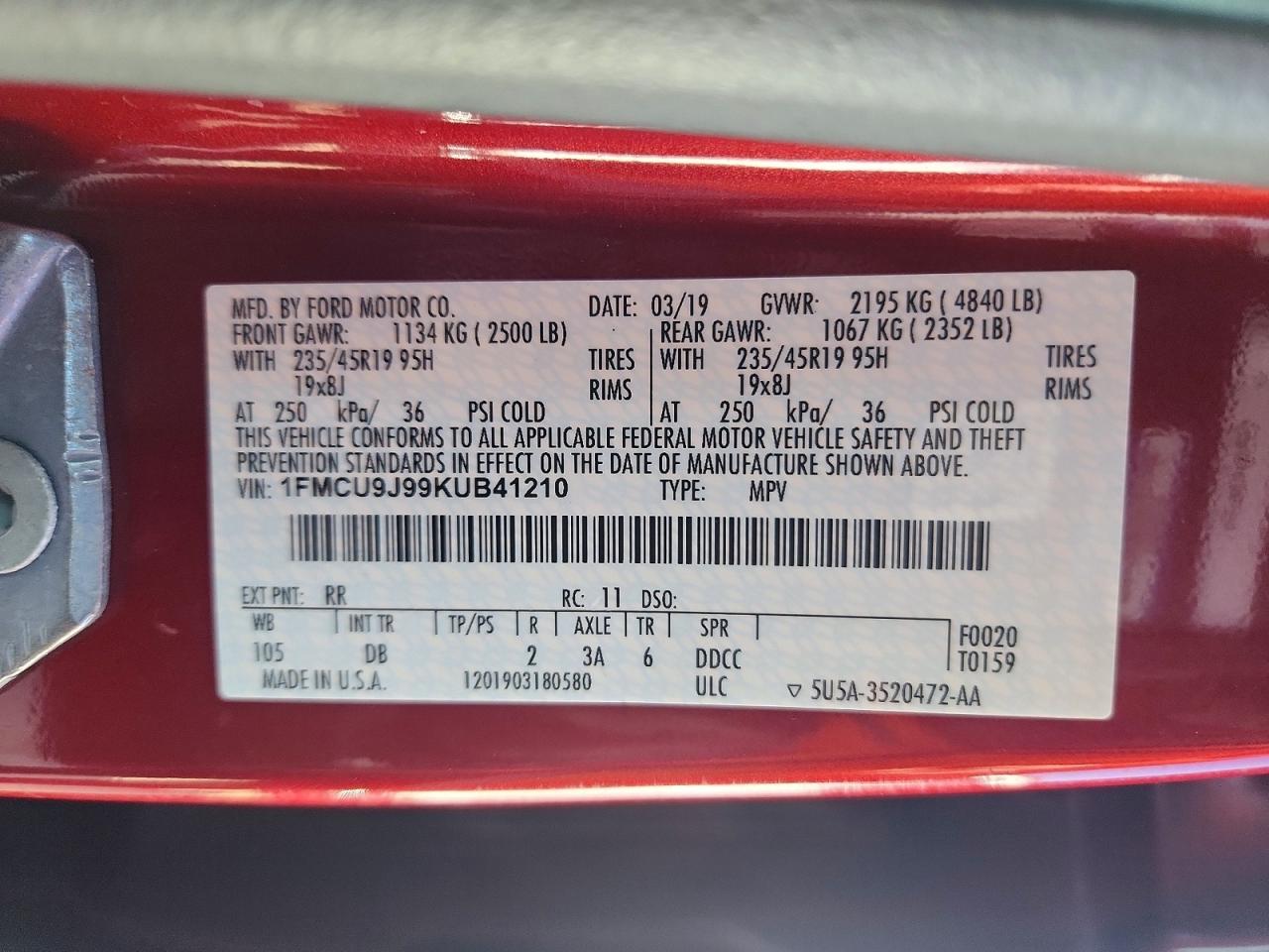 Ford Escape Titanium
