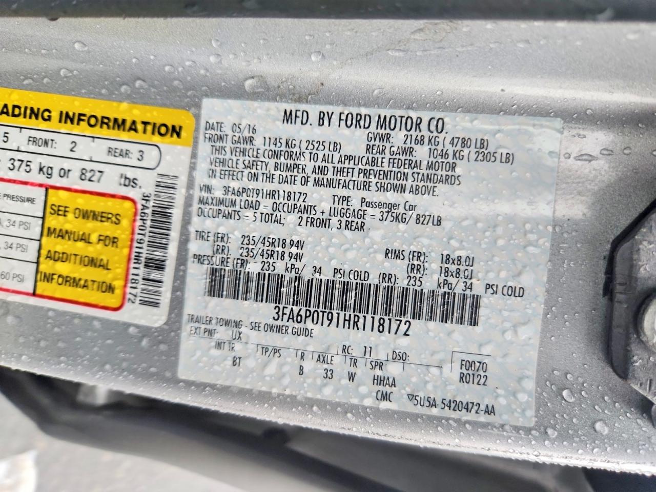 Ford Fusion Se