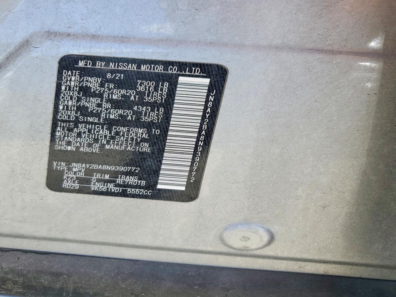 Nissan Armada Sl