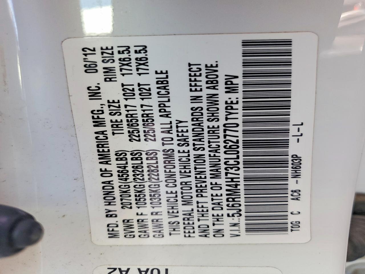Honda Crv Exl