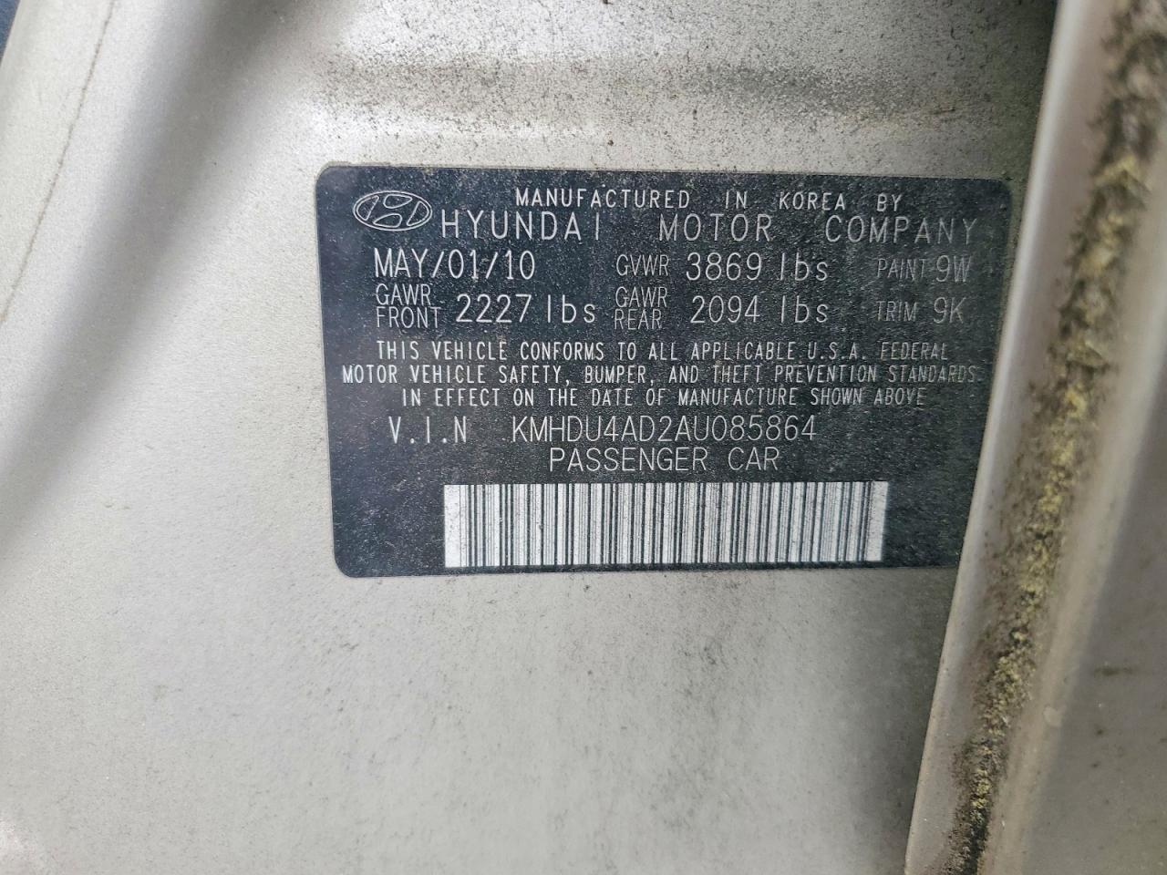 Hyundai ELANTRA Gls