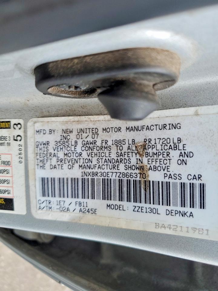 Toyota Corolla Le