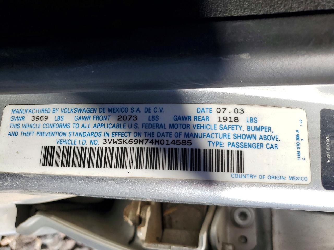 Volkswagen Jetta Gls