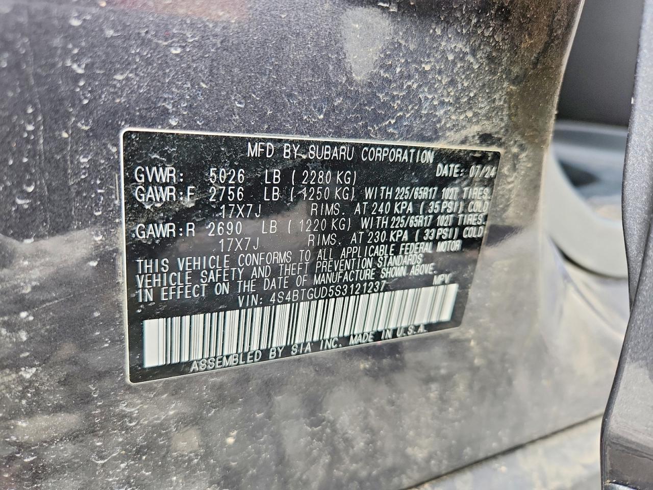 Subaru Outback Wilderness