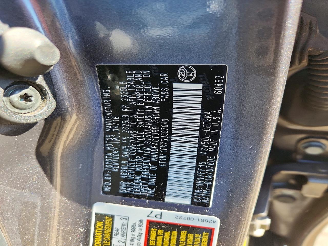 Toyota Camry Se