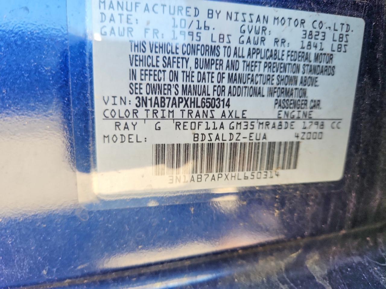 Nissan Sentra Sv