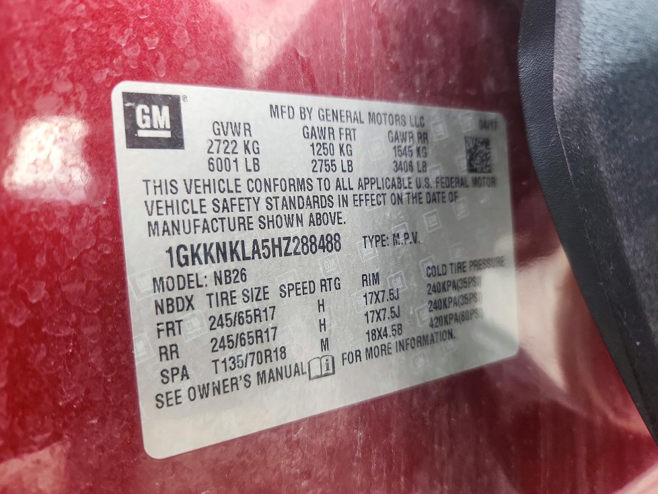 GMC Acadia Sle