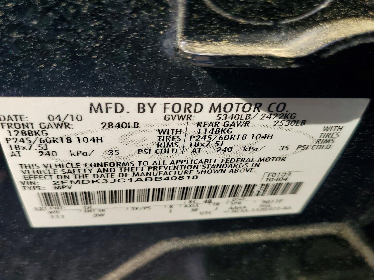Ford Edge Sel