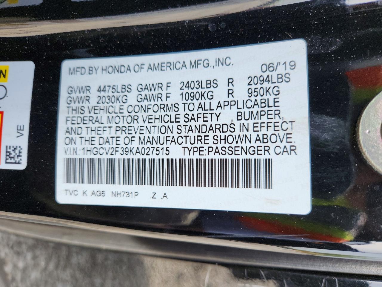 Honda Accord Sport