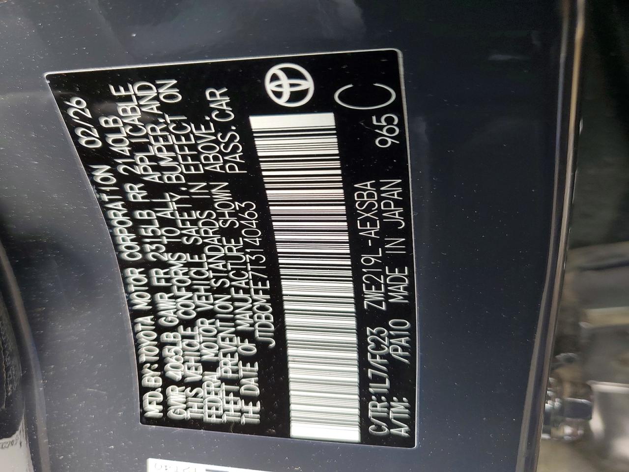 Toyota Corolla Se