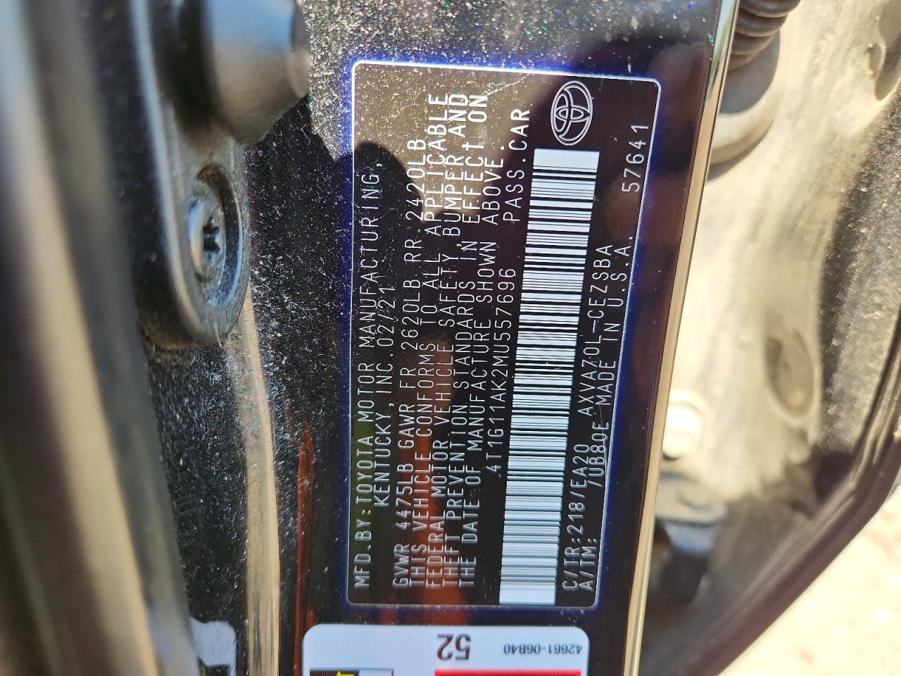 Toyota Camry Se