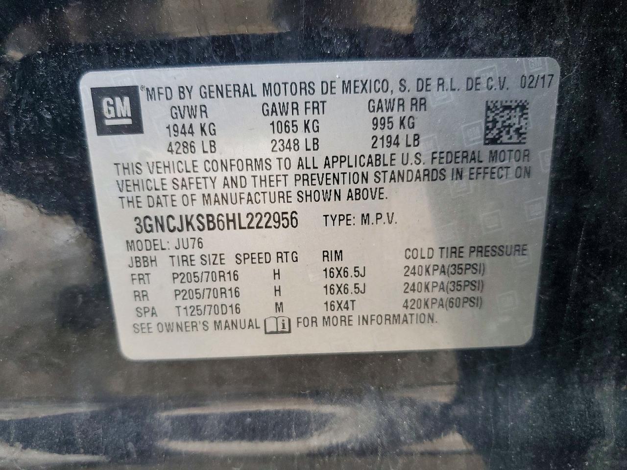 Chevrolet Trax Ls