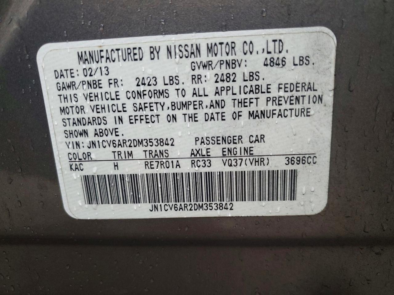 INFINITI G37