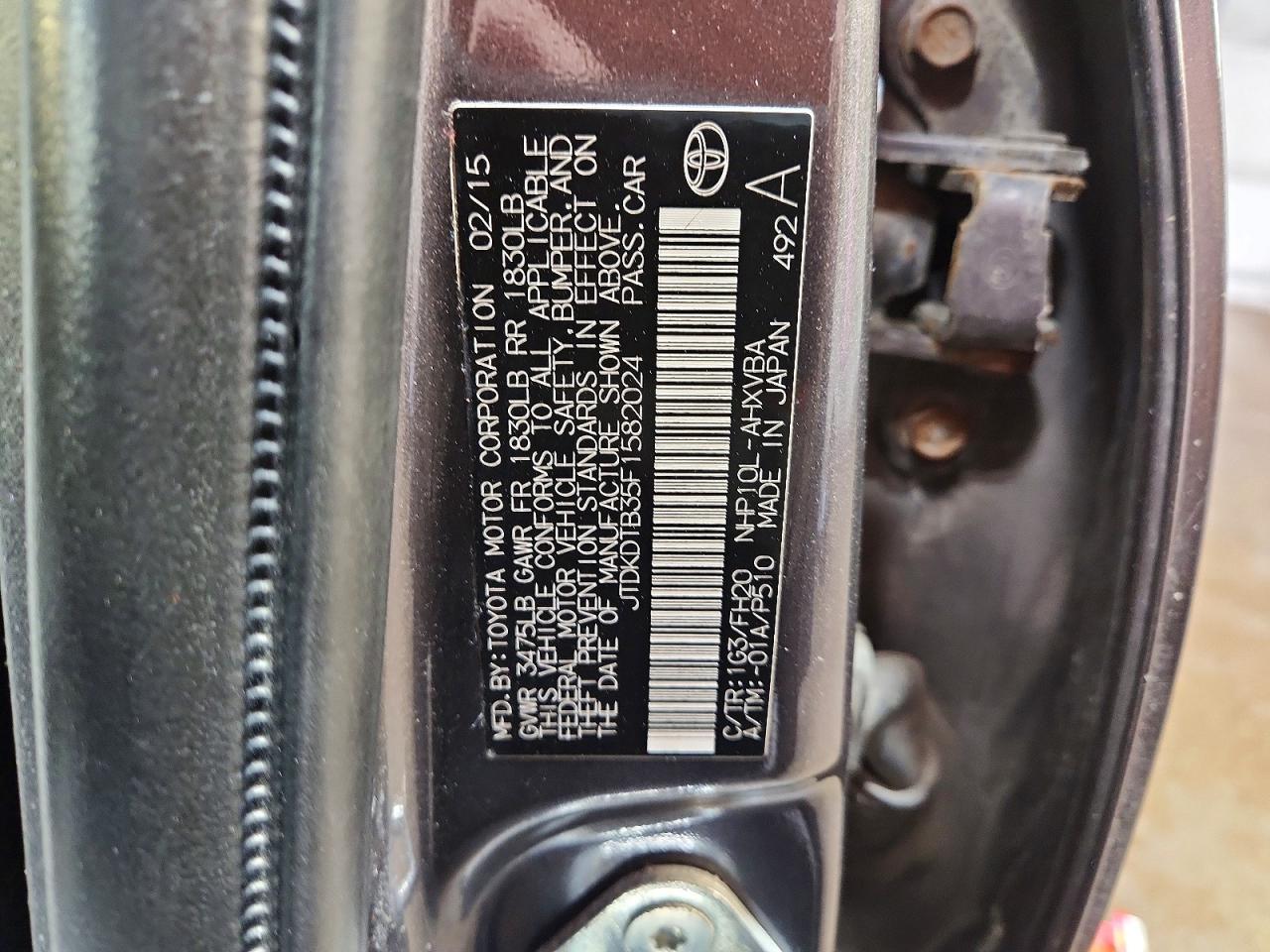 Toyota Prius c One