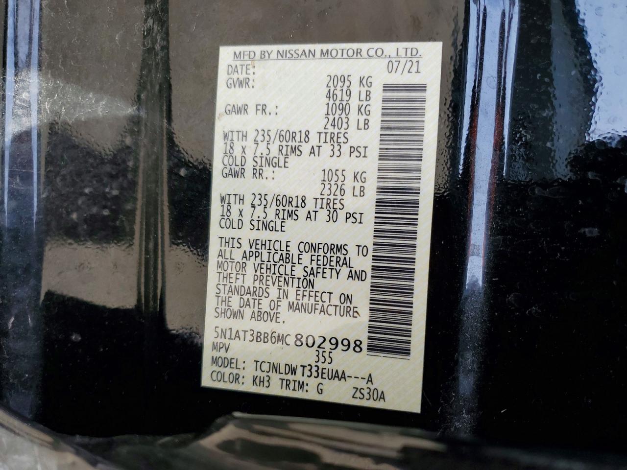 Nissan Rogue Sv