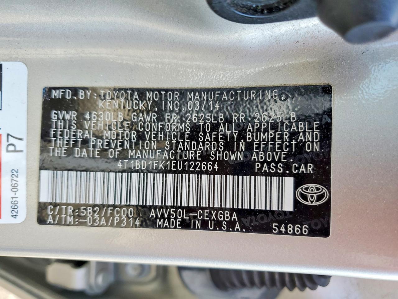Toyota Camry Xle