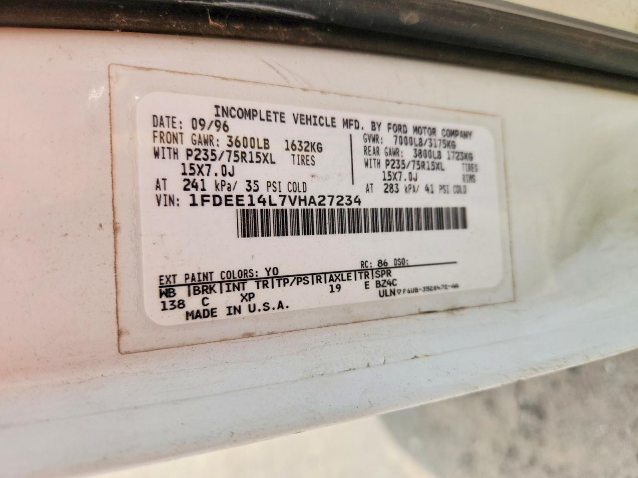 Ford Econoline E150 Van