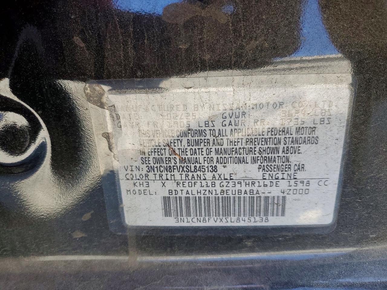Nissan Versa Sr