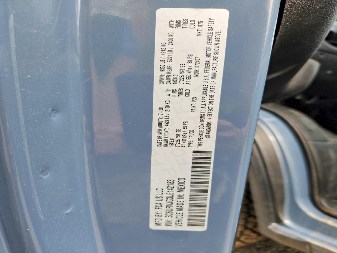 Ram Promaster 3500 High
