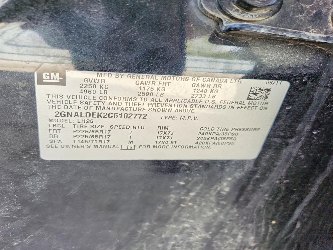 Chevrolet Equinox Lt