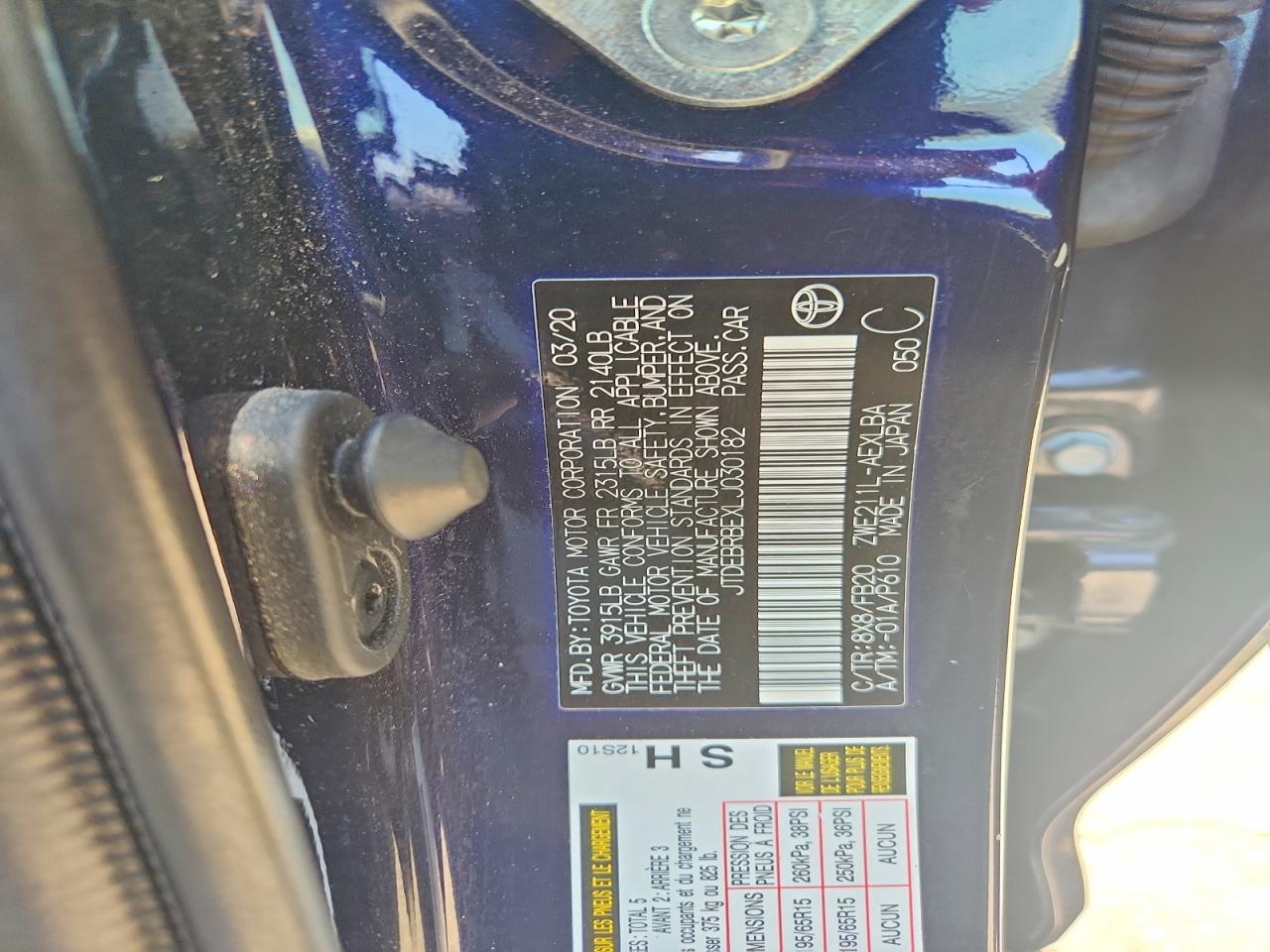 Toyota Corolla Le