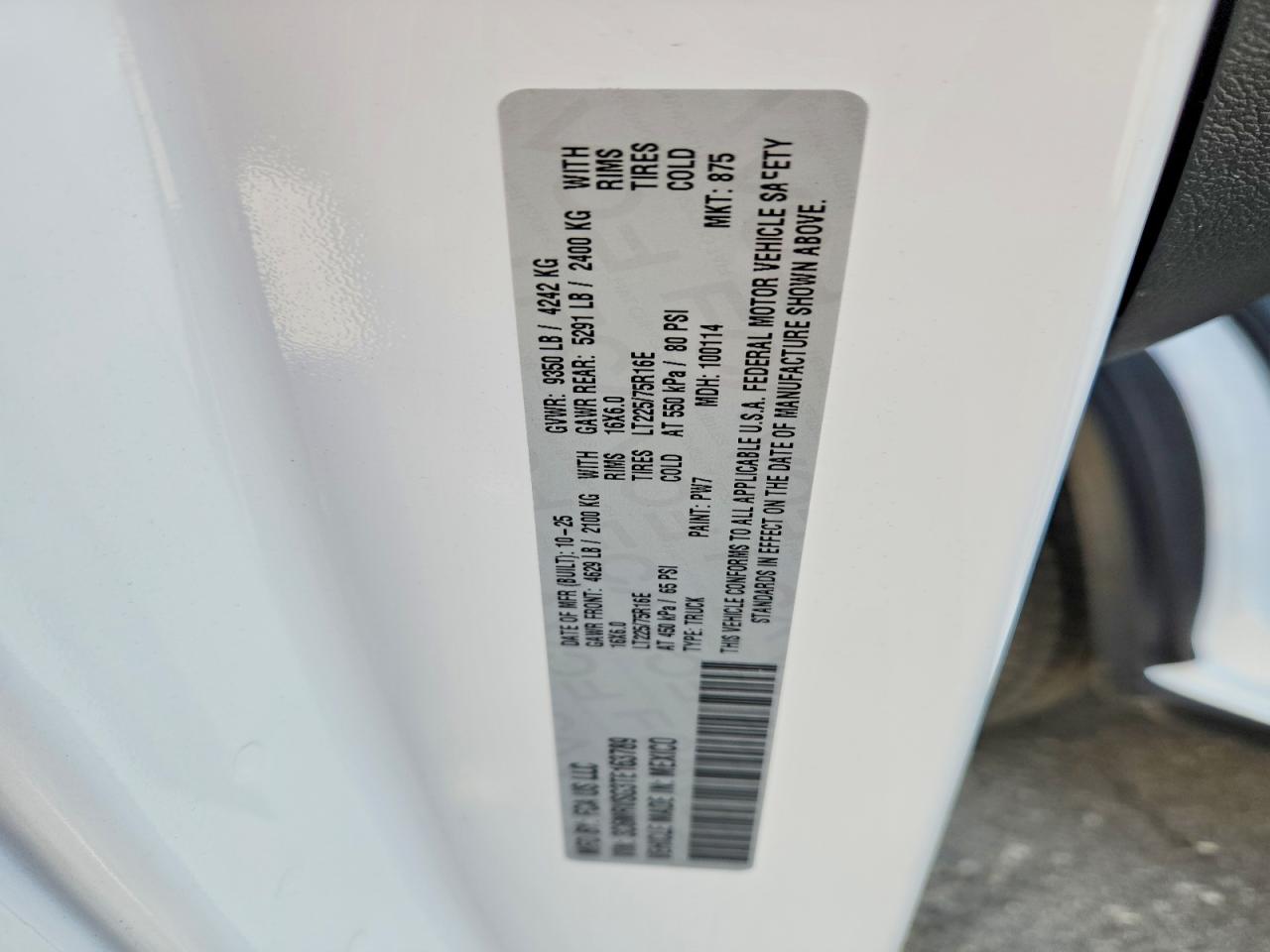 Ram Promaster 3500 Super High