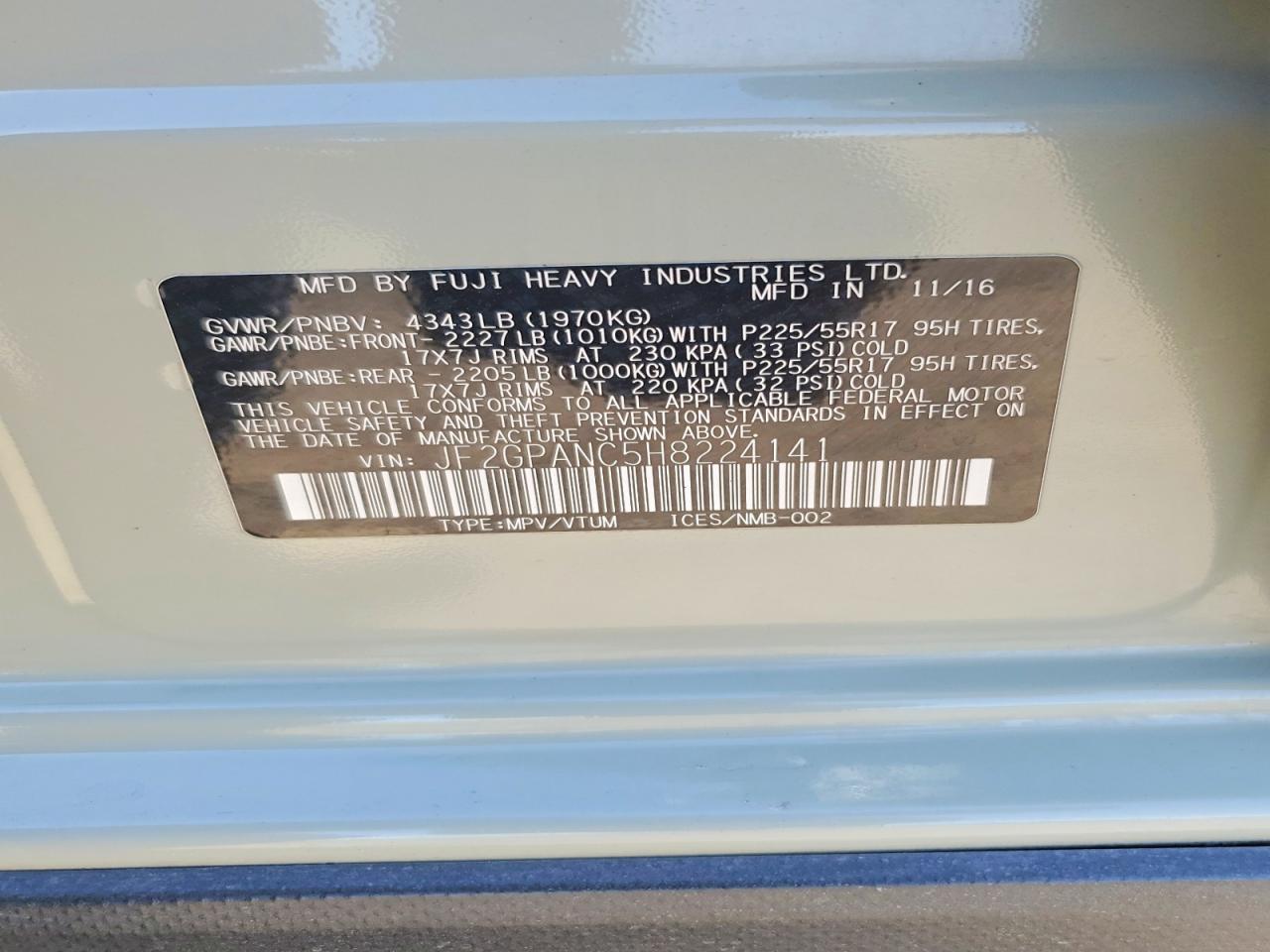 Subaru Crosstrek Limited