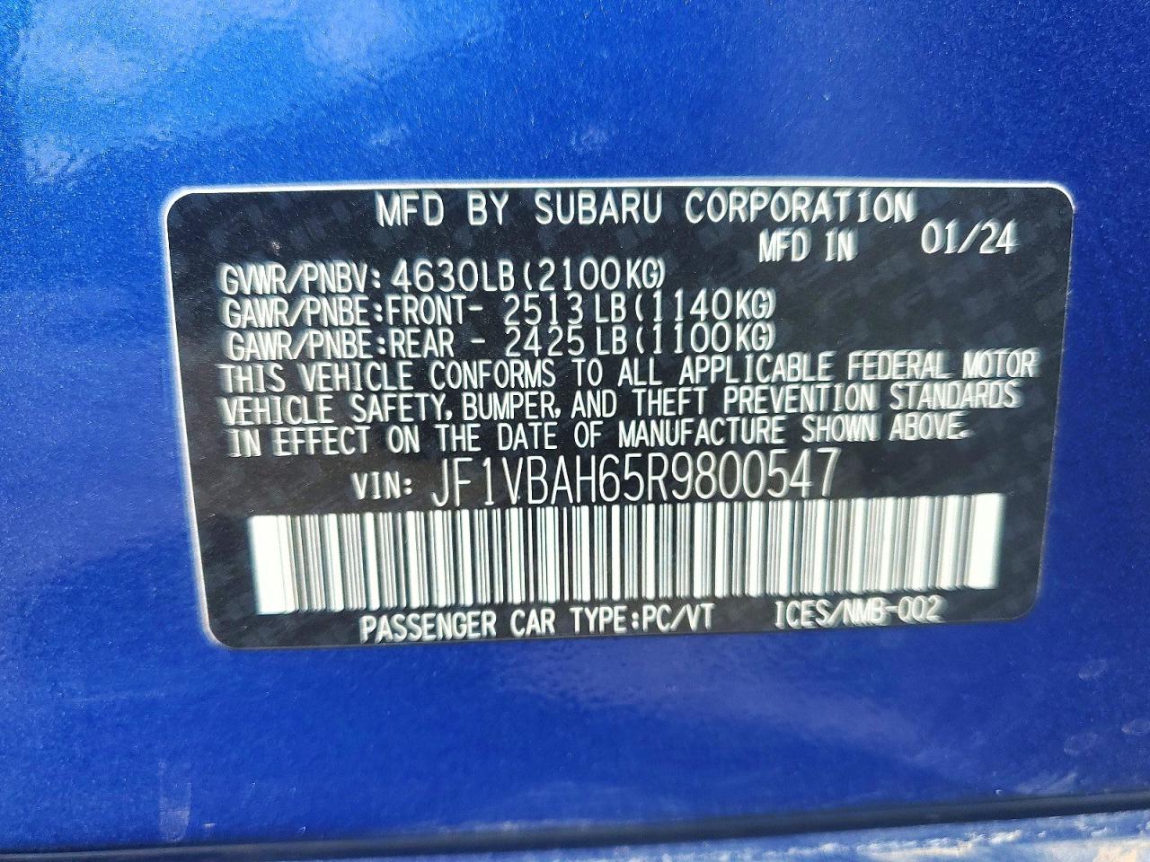Subaru WRX Premium